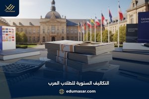 التكاليف السنوية للطلاب العرب
