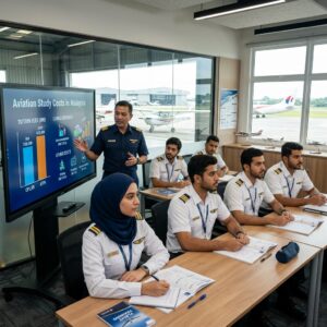 تكاليف دراسة الطيران في ماليزيا مع مسار