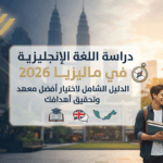 دراسة اللغة الإنجليزية في ماليزيا 2026 | أفضل المعاهد، التكاليف، الشروط وطريقة التسجيل