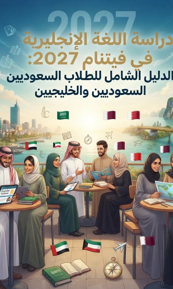 دراسة اللغة الإنجليزية في فيتنام 2027: الدليل الشامل للطلاب السعوديين والخليجيين